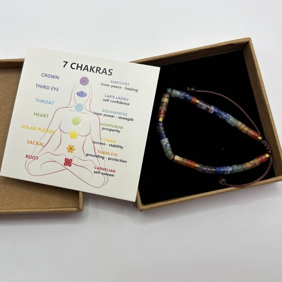 Chakra Bracelets for Women Crystals & Healing Stones Crystal Bracelet Healing - Picture 3 of 8
